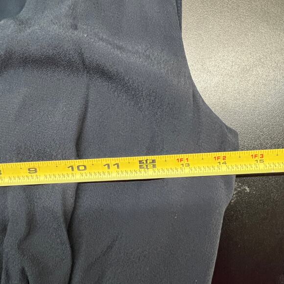 Equipment Femme Women's Navy Eclipse Sleeveless Faun Twisted Front Dress 0 NWT - Picture 7 of 8